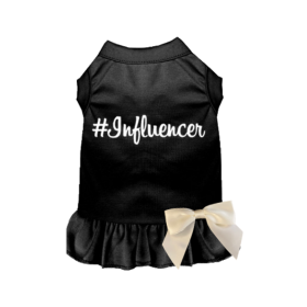 #Influencer Dress (Color: Black, size: X Small)