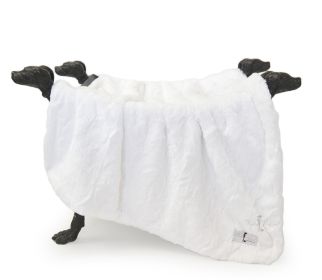 Bella Dog Blanket (Color: Heaven, size: Throw)