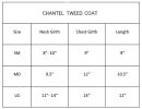 Chantel Tweed Dog Coat