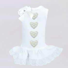 Queen of Hearts Dog Dress (size: XXS)