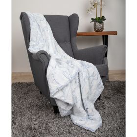 Whisper Dog Blanket (Color: Baby Blue, size: SM)