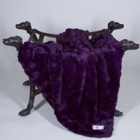Bella Dog Blanket (Color: Black, size: Throw)