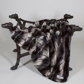Deluxe Dog Blankets (Color: Chinchilla, size: LG)