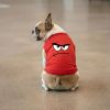NEW - Angry Face Dog Shirt - Flame Scarlet Red