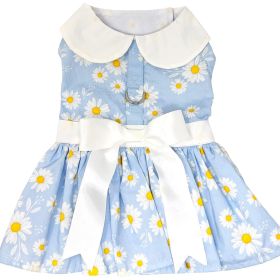 Blue Daisy Dog Dress (Option: Small)