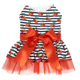 Cherry Stripe Harness Dress (Option: Small)