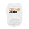 NEW - Crumb Licker Dog Shirt - White