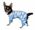 Cuddle Pup Pajamas - Blue and Clouds