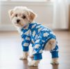 Cuddle Pup Pajamas - Blue and Clouds
