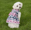 Dots & Stripes Harness Dress - Pink & Teal