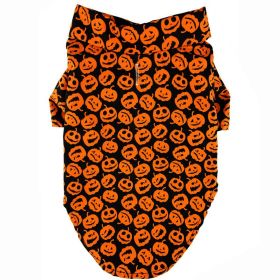 Halloween Jack-O-Lantern Camp Shirt (Option: 2X-Large)