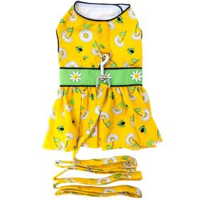 Ladybugs and Daisies Dog Dress (Option: X-Large)