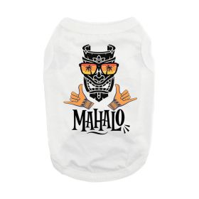 NEW - Mahalo Dog Shirt - White (Option: X-Large)