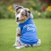 NEW - Mama's Boy Dog Shirt - Blue