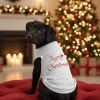 NEW - Merry Christmas Dog Shirt - White