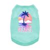 NEW - Miami Dog Shirt - Teal
