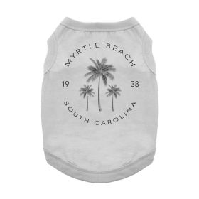 NEW - Myrtle Beach, SC Dog Shirt - Gray (Option: X-Small)