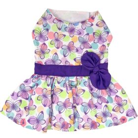 Purple Butterfly Dress (Option: Large)