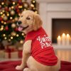 NEW - Santa Paws Dog Shirt - Red