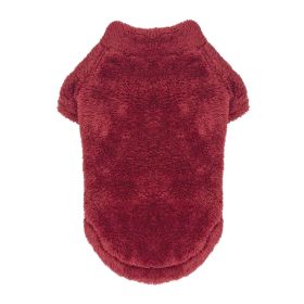 Soft Plush Pullover Burgundy (Option: 2X-Large)