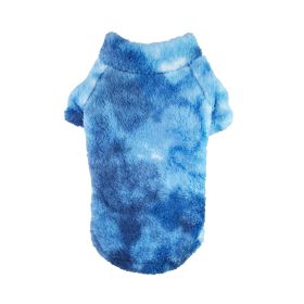 Soft Plush Pullover - Tie-Dye Blue (Option: 3X-Large)