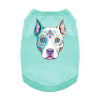 NEW - Sugar Skull Dog Shirt - Teal