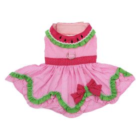 Watermelon Dog Dress (Option: Medium)
