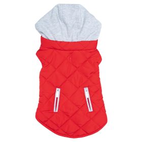 Weekender Dog Sweatshirt Hoodie - Red (Option: Medium)
