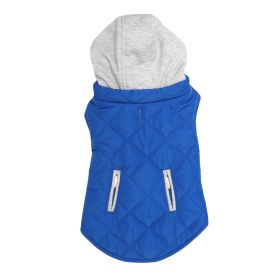 Weekender Dog Sweatshirt Hoodie - Royal Blue (Option: Large)