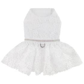White Lace Wedding Dress (Option: X-Small)