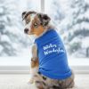 NEW - Winter Wonderland Dog Shirt - Blue