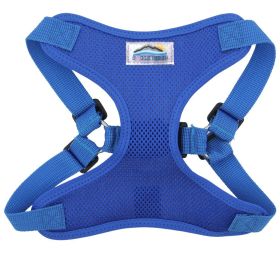 Wrap and Snap Choke Free Dog Harness - Cobalt Blue (Option: Large)