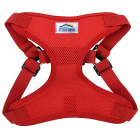Wrap and Snap Choke Free Dog Harness - Flame Red (Option: X-Small)