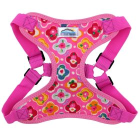 Wrap and Snap Choke Free Dog Harness - Maui Pink (Option: X-Small)