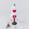 Puff Heart Lace Dog Dress