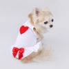 Puff Heart Lace Dog Dress