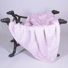 Paris Dog Blankets (Color: Rosewater, size: Throw)